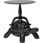 Tables basses Qeeboo noires en bois à motif tortues 