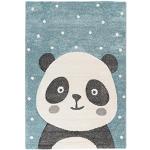 Tapis bleus à motif pandas 120x170 pour enfant 