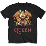 Queen Crest Logo Freddie Mercury Rock erkend T-shirt unisexe