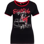 Queen Kerosin East Side Babe T-Shirt Femme, noir-rouge, taille XS pour femmes