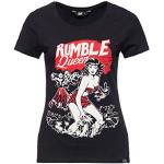 Queen Kerosin Rumble Queen T-Shirt, Noir, XXL Femm