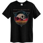 Queens of The Stone Age T Shirt Skull Planet Band Logo Officiel Unisex Charcoal Size L