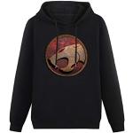 questo Men's Hoodies Thundercats 3D Logo Hoody Pullover Long Sleeve Sweatshirts M