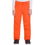 Pantalons de ski Quiksilver orange en taffetas enfant imperméables respirants look fashion en promo 