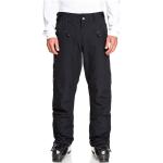 Pantalons de sport Quiksilver noirs en polyester éco-responsable pour homme 