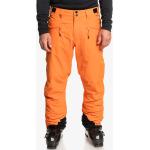 Pantalons de snowboard Quiksilver orange en polyester éco-responsable Taille L pour homme 