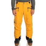 Pantalons de ski Quiksilver jaunes éco-responsable Taille XL pour homme 