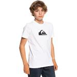 T-shirts à col rond Quiksilver blancs en jersey Taille 10 ans classiques pour garçon de la boutique en ligne Amazon.fr 