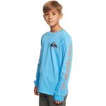 T-shirts à manches longues Quiksilver bleues azur lavable en machine Taille 16 ans look fashion pour garçon en promo de la boutique en ligne Amazon.fr Amazon Prime 