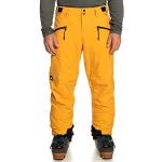 Pantalons de ski Quiksilver jaunes Taille XXL look fashion pour homme 
