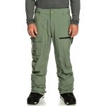 Pantalons de randonnée Quiksilver verts respirants Taille S look fashion pour homme 