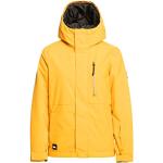 Vestes de ski Quiksilver Mission jaunes en taffetas look fashion pour garçon de la boutique en ligne Amazon.fr 