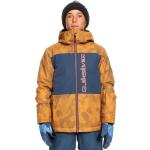 Vestes de ski Quiksilver orange en toile enfant avec jupe pare-neige Taille 14 ans look fashion 