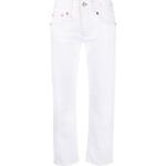 Jeans droits R13 blancs à franges stretch W24 L29 pour femme 