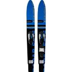 Matériel de ski nautique bleus 
