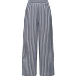 Pantalons Ragwear bleu indigo à rayures en cuir synthétique vegan Taille XL look fashion pour femme 