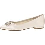 Chaussures casual de mariage Rainbow Club blanc d'ivoire à strass Pointure 23 avec un talon entre 3 et 5cm look casual pour femme 