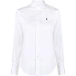 Blouses de créateur Ralph Lauren blanches en coton à manches longues Taille XS classiques pour femme 