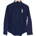 Chemises unies de créateur Ralph Lauren bleues seconde main Taille XL pour femme 