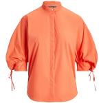 Chemises de créateur Ralph Lauren orange à manches longues à manches longues Taille XXS look fashion pour femme 