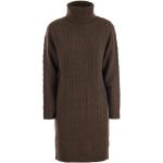 Robes en laine de créateur Ralph Lauren marron à manches longues à col roulé Taille XS pour femme 