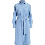 Robes de créateur Ralph Lauren bleues à manches longues à manches longues Taille XS classiques pour femme 
