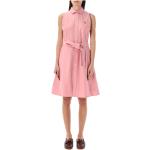 Robes ceinturées de créateur Ralph Lauren roses sans manches Taille XS look fashion pour femme 