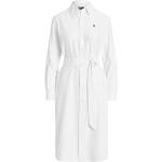 Robes de créateur Ralph Lauren blanches à manches longues à manches longues Taille XS pour femme 