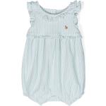 Barboteuses Ralph Lauren vertes à rayures de créateur Taille 12 mois pour bébé de la boutique en ligne Farfetch.com 