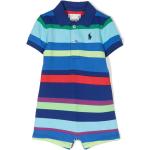 Barboteuses Ralph Lauren bleu marine à rayures de créateur Taille 18 mois pour bébé de la boutique en ligne Farfetch.com 