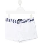 Shorts chinos de créateur Ralph Lauren blancs à logo enfant 