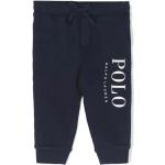 Pantalons de sport de créateur Ralph Lauren bleus en coton enfant look sportif 