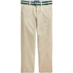 Pantalons de créateur Ralph Lauren beiges en coton enfant 