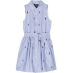Robes sans manches Ralph Lauren bleus clairs en toile de créateur Taille 6 ans pour fille de la boutique en ligne Miinto.fr avec livraison gratuite 