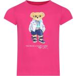 T-shirts à col rond Ralph Lauren rose fushia de créateur Taille 6 ans pour fille de la boutique en ligne Miinto.fr avec livraison gratuite 