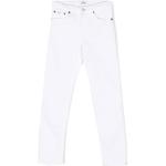 Jeans slim de créateur Ralph Lauren blancs en coton mélangé enfant 