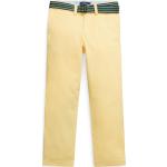 Pantalons chino de créateur Ralph Lauren jaunes en coton mélangé enfant 