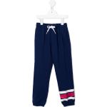Pantalons de sport de créateur Ralph Lauren bleus en coton mélangé enfant en promo 