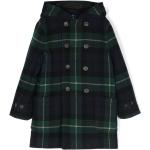 Ralph Lauren Kids manteau croisé à carreaux - Vert