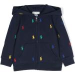 Sweats zippés de créateur Ralph Lauren bleu marine en coton mélangé enfant classiques 