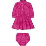 Robes à col claudine enfant Ralph Lauren roses à volants de créateur Taille 3 ans pour fille de la boutique en ligne Farfetch.com 