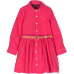 Robes à col claudine enfant Ralph Lauren magenta de créateur Taille 10 ans pour fille en promo de la boutique en ligne Farfetch.com 