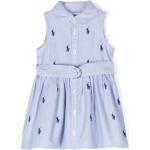 Robes à col claudine enfant Ralph Lauren bleues de créateur Taille 3 ans pour fille de la boutique en ligne Farfetch.com 