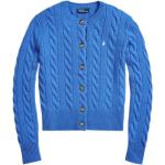 Gilets en cachemire de créateur Ralph Lauren bleus en laine Taille XS pour femme 