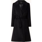 Manteaux en cachemire de créateur Ralph Lauren noirs en polyester avec ceinture pour femme 