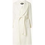 Manteaux en cachemire de créateur Ralph Lauren blancs en polyester avec ceinture pour femme en solde 