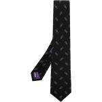 Cravates en soie de créateur Ralph Lauren Purple Label noires à motif papillons Tailles uniques pour homme en promo 