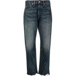 Jeans droits de créateur Ralph Lauren bleus W30 L29 classiques pour femme 