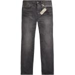 Jeans droits de créateur Ralph Lauren gris foncé en denim délavés Taille XL W32 L32 pour homme 