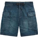 Shorts en jean de créateur Ralph Lauren bleu indigo en denim Taille XL pour homme 